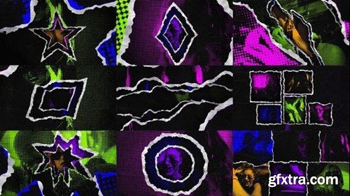 Videohive Grunge Transitions 50143380