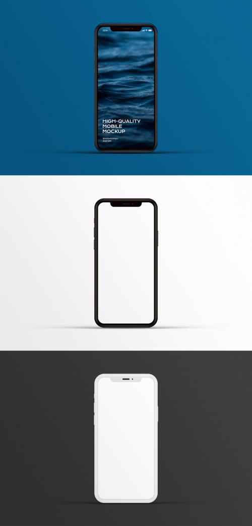 Minimal Phone Mobile Device App Mockup - 346927621