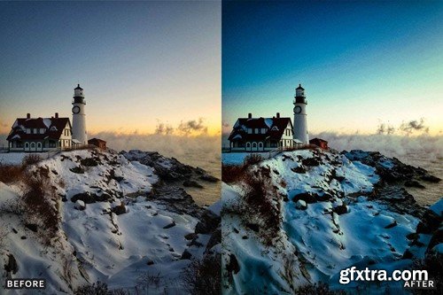 Snow & Winter Presets for Lightroom and Photoshop XNPVGWN