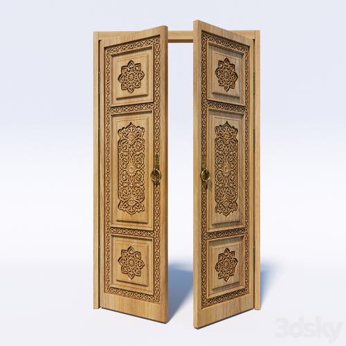 Oriental style door