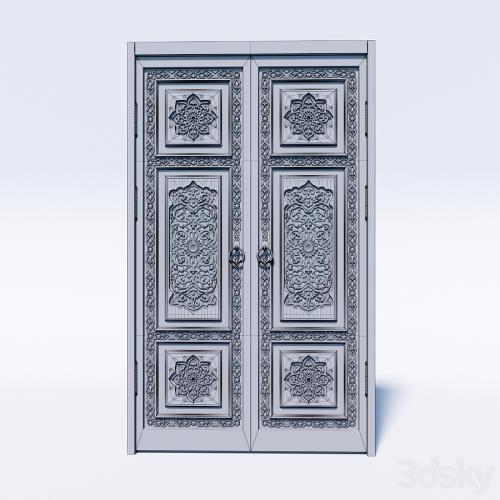 Oriental style door