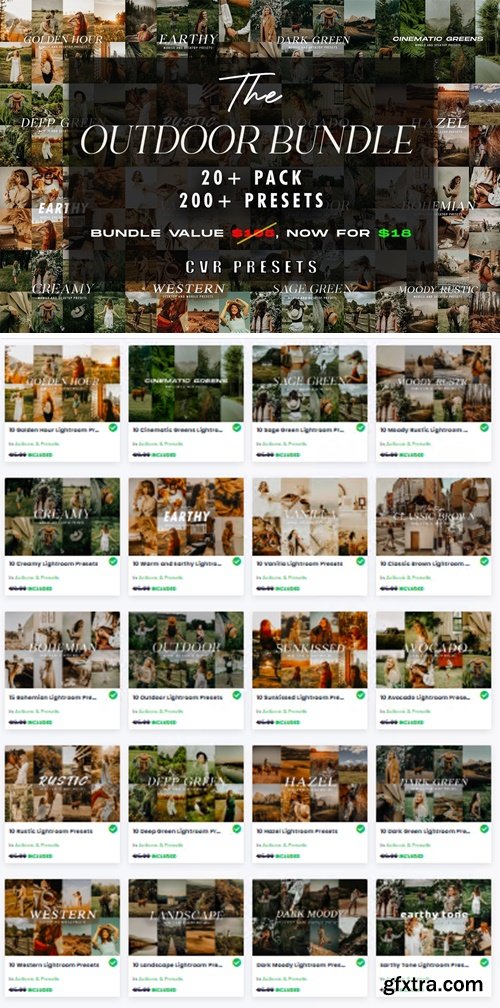 The Outdoor Lightroom Presets Bundle 87811273