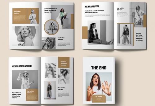 Creative Fashion Look book Template Layout