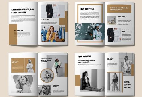 Creative Fashion Look book Template Layout