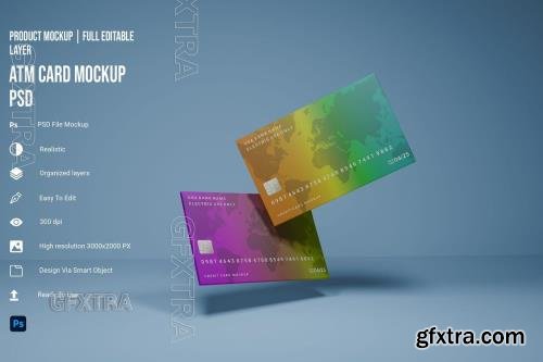 ATM Card PSD Mockup RQ3XDKB