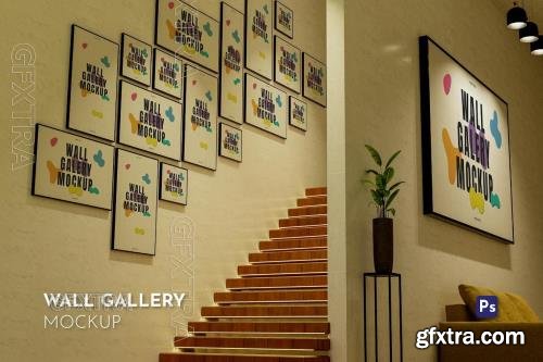 Wall Gallery Mockup 9UFFYAS