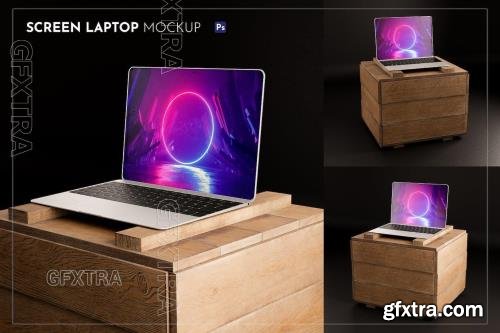 Laptop Screen Mockup LC5DPF7