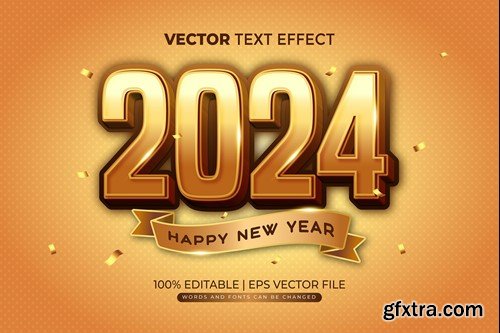 2024 New Year Editable Text Effect MJLNZAL