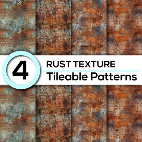 4 Authentic Rust Textures Seamless Weathered Amp Perfect For Vintage Designs Background