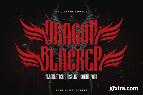 Dragon Blacker - Typeface Font HQ8JNCG