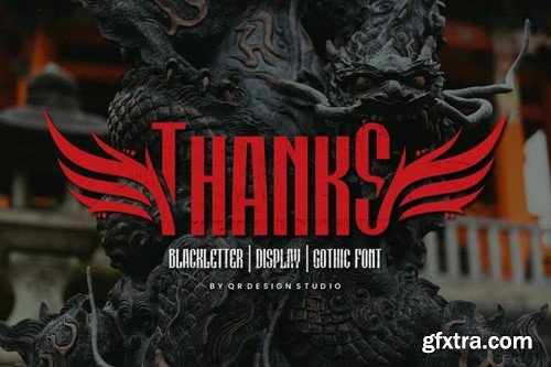 Dragon Blacker - Typeface Font HQ8JNCG