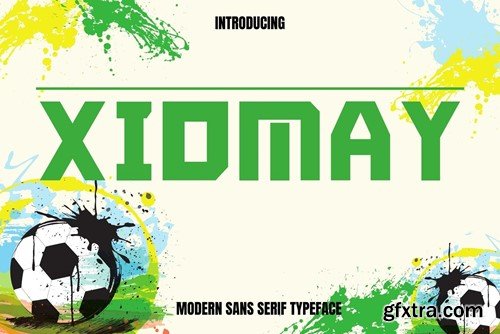 Xiomay Futuristic Sans Font JE8DSMB