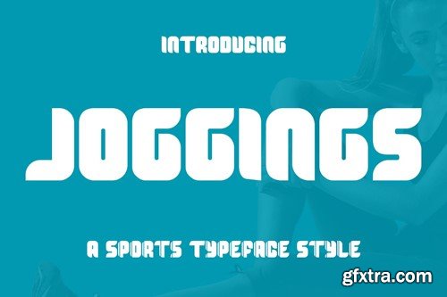 Joggings - A Sport Typeface Bold Font VRJGUWU