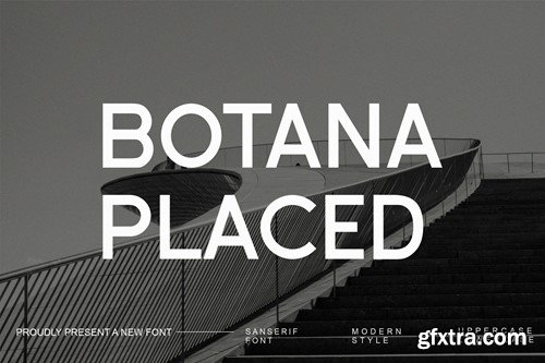 Botana Placed - Modern Sans Serif SU8NV5A