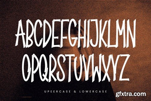 Ruskdown - Brush Display Font FNP32HB