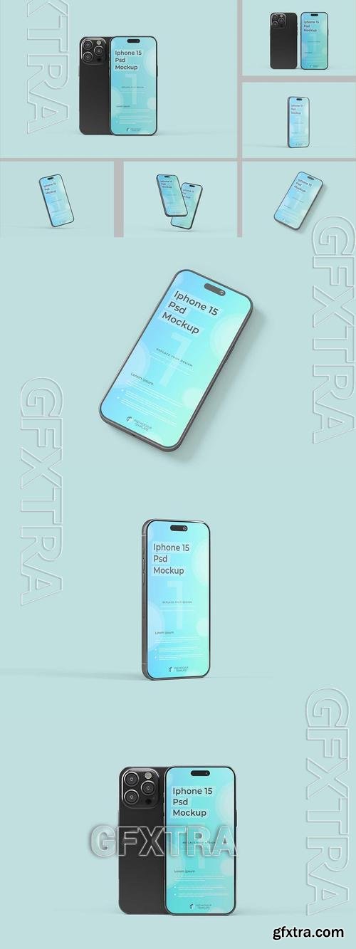 iPhone 15 mockup MGE6ZAJ