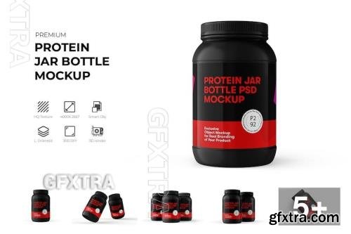 Protein Jar Bottle Mockup 6JRQEKB
