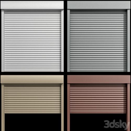 Blind roll shutter for windows and doors