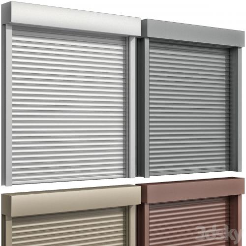 Blind roll shutter for windows and doors