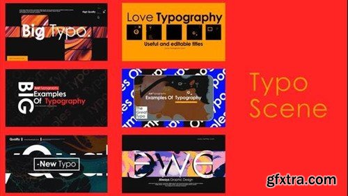 Videohive Typographic Scenes V3 50144084