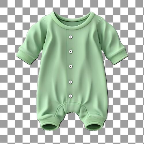 3d Render Of Baby Oneise Jump Suit Pajamas