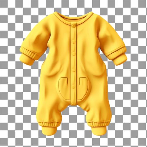 3d Render Of Baby Oneise Jump Suit Pajamas