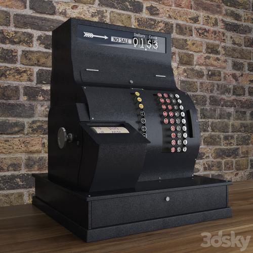 Cash register / Antique National Cash Register Size