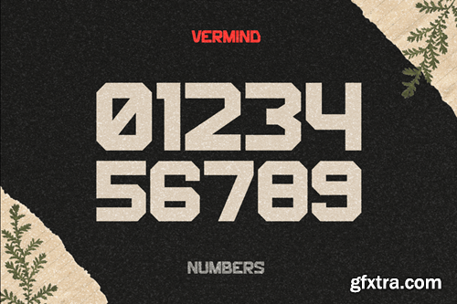 Vermind - Modern Bold Display Font FCUQY7M