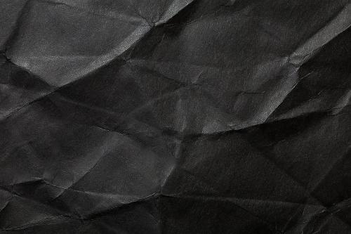 Crumpled Black Paper Texture