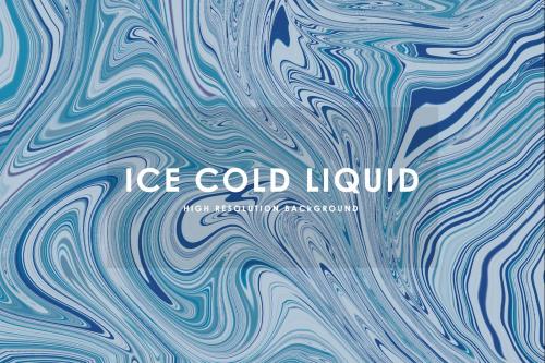 Ice Cold Liquid Background