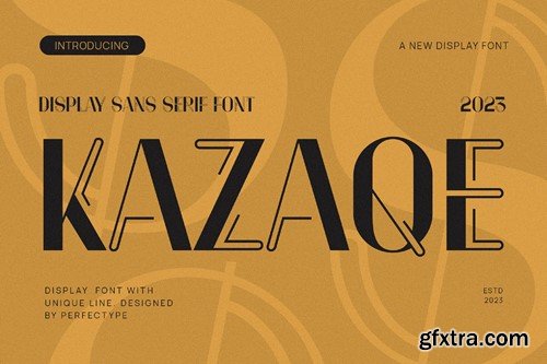 Kazaqe Modern Futuristic Sans Serif Font XNDMT8H