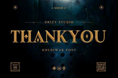 Goldiwak - Classic Medieval Font