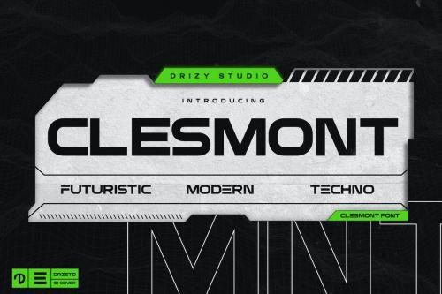 Clesmont - Modern Futuristic Font