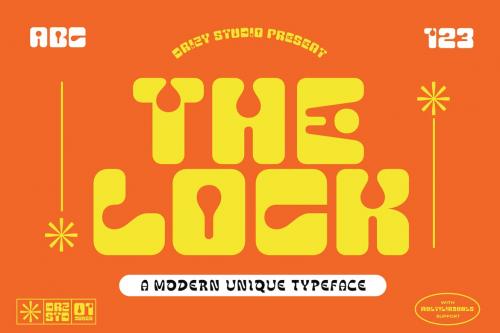 The Lock - Modern Unique Font