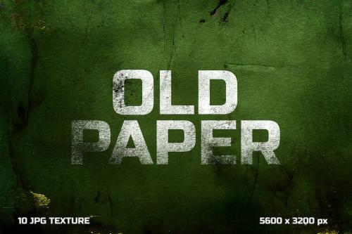 Dark Green Old Paper