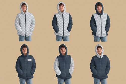 Mockups of a Kids Jacket