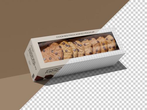 Cookies Box Packaging Mockup