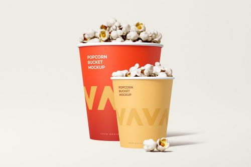 Popcorn Bucket Mockup