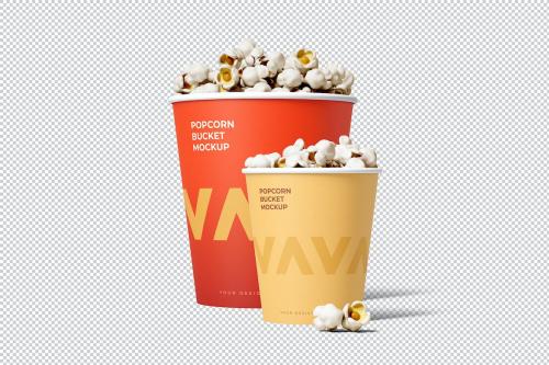 Popcorn Bucket Mockup