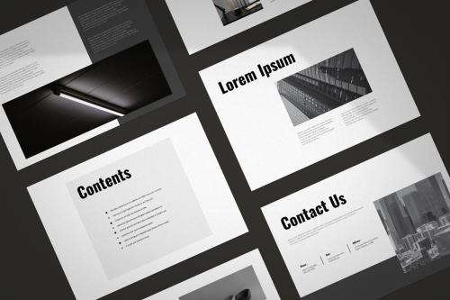 Portfolio Brochure Landscape Template