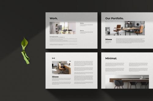 Portfolio Brochure Landscape Template