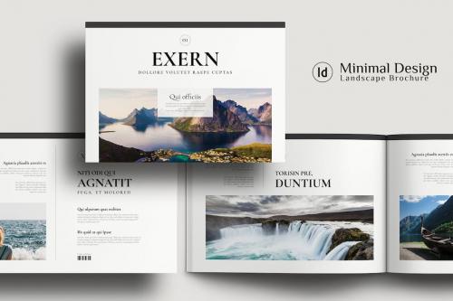 Minimal Landscape Brochure