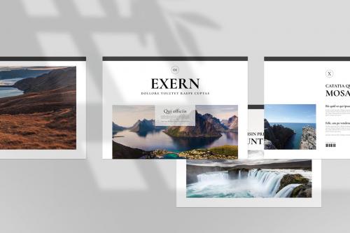 Minimal Landscape Brochure