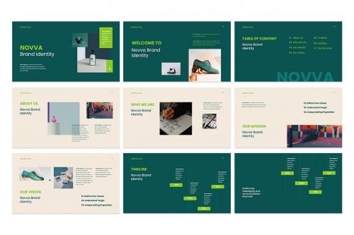 Novva - Brand Identity Powerpoint