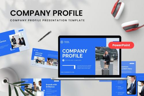 Modern Company Profile PowerPoint Template