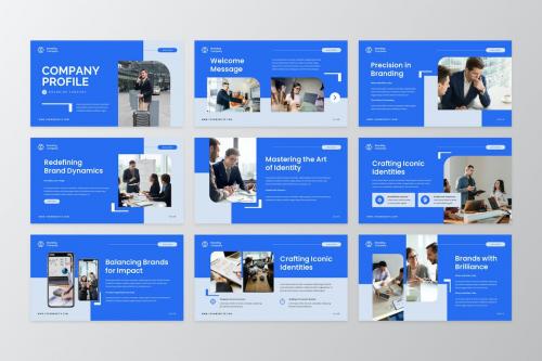 Modern Company Profile PowerPoint Template