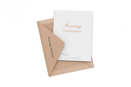 Envelope And Greeting Card Mockups