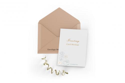 Envelope And Greeting Card Mockups