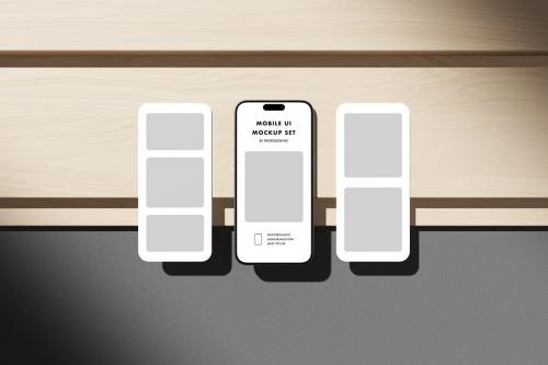 Mobile UI Mockup Set