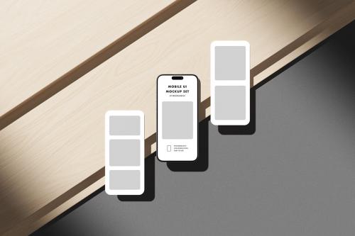 Mobile UI Mockup Set